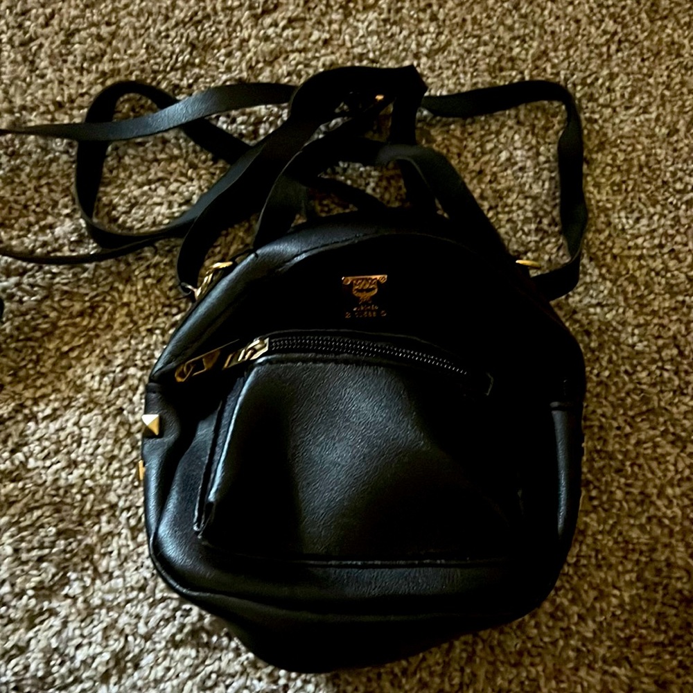 Black and gold bag